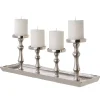 Butlers BANQUET Tablett mit 4 Kerzenhaltern Best