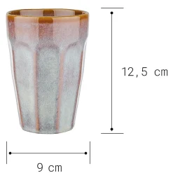 Butlers BERGAMO Latte Macchiato Tasse 6er-Set Clearance