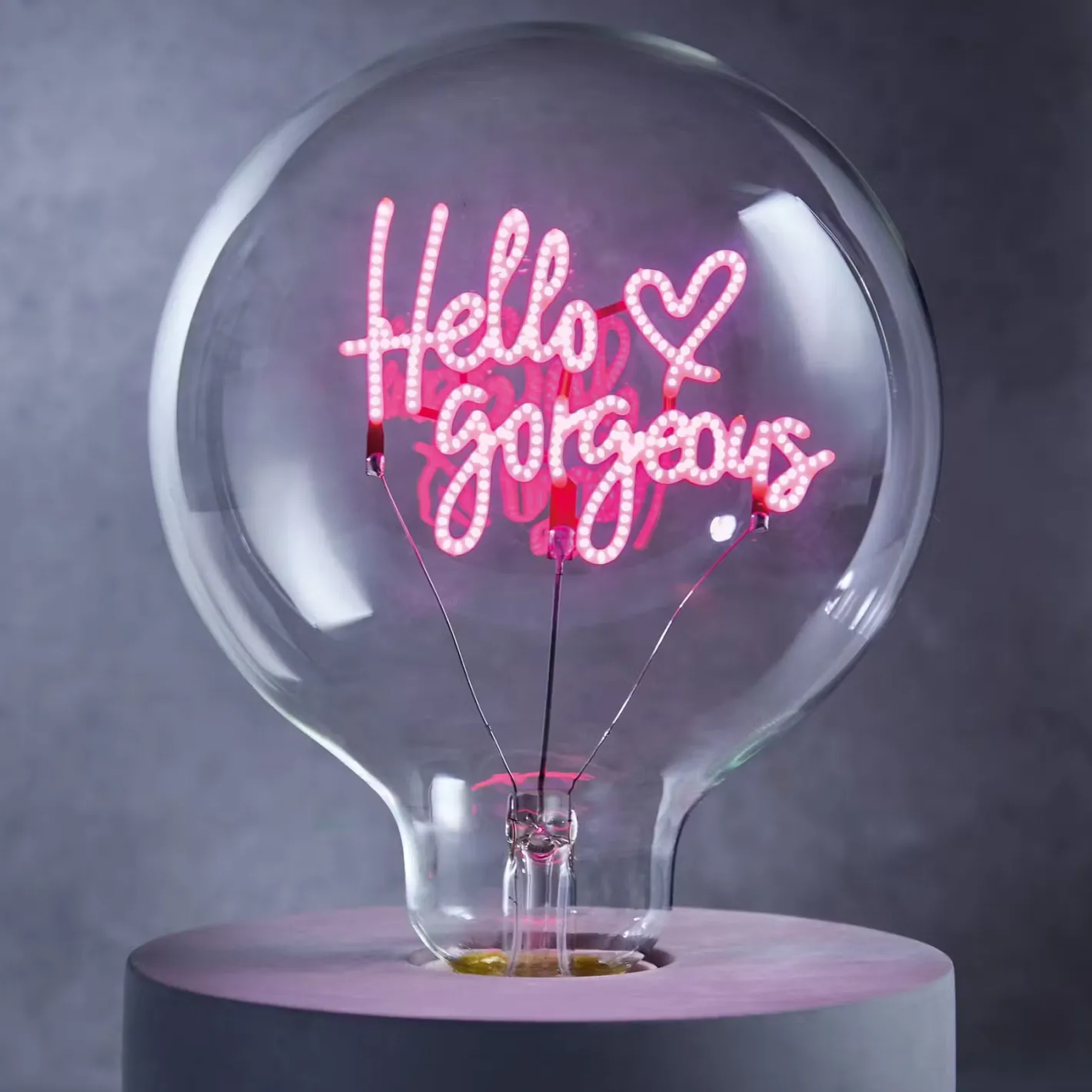 Butlers BRIGHT LIGHT LED-Glühlampe Hello Outlet