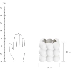 Butlers BUBBLE Blumentopf 4er-Set New