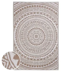 Butlers COLOUR CLASH In-/Outdoorteppich Circles Hot