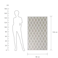 Butlers COLOUR CLASH In-/Outdoorteppich Rauten Online