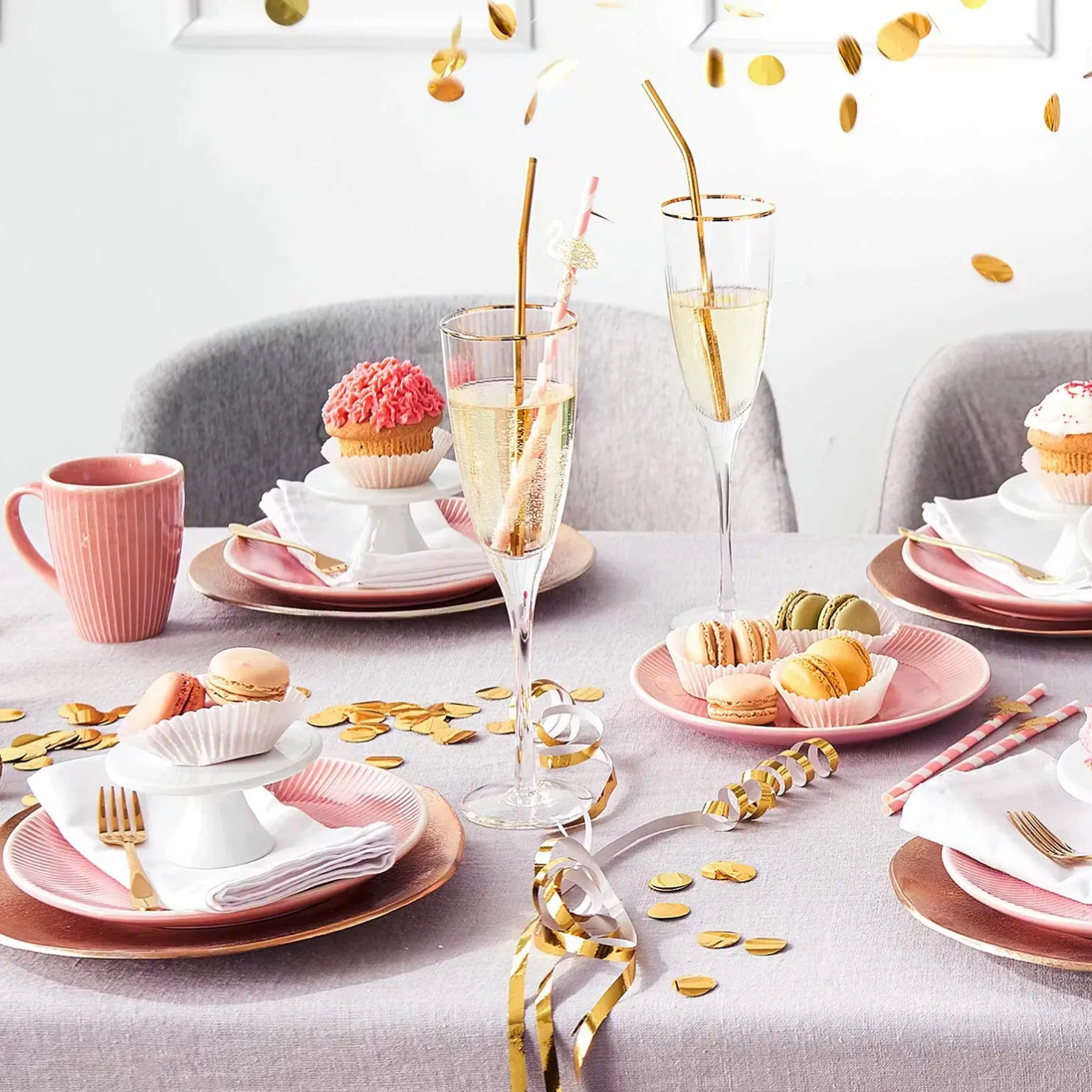 Butlers GOLDEN TWENTIES Champagnerflöte 4er-Set Clearance