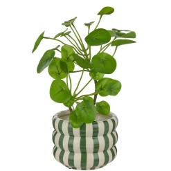 Butlers HOOP Blumentopf Streifen Hot