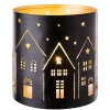 Butlers LUMINOUS Windlicht Häuser
