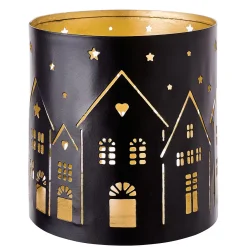 Butlers LUMINOUS Windlicht Häuser