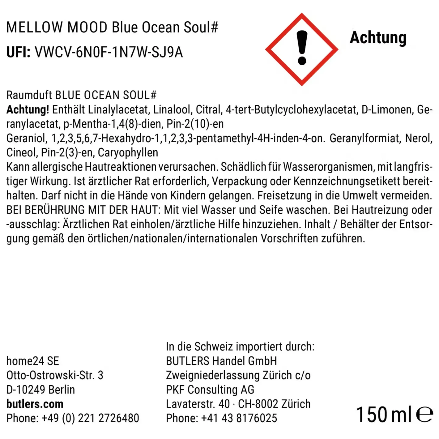 Butlers MELLOW MOOD Raumduft Blue Ocean Soul Discount