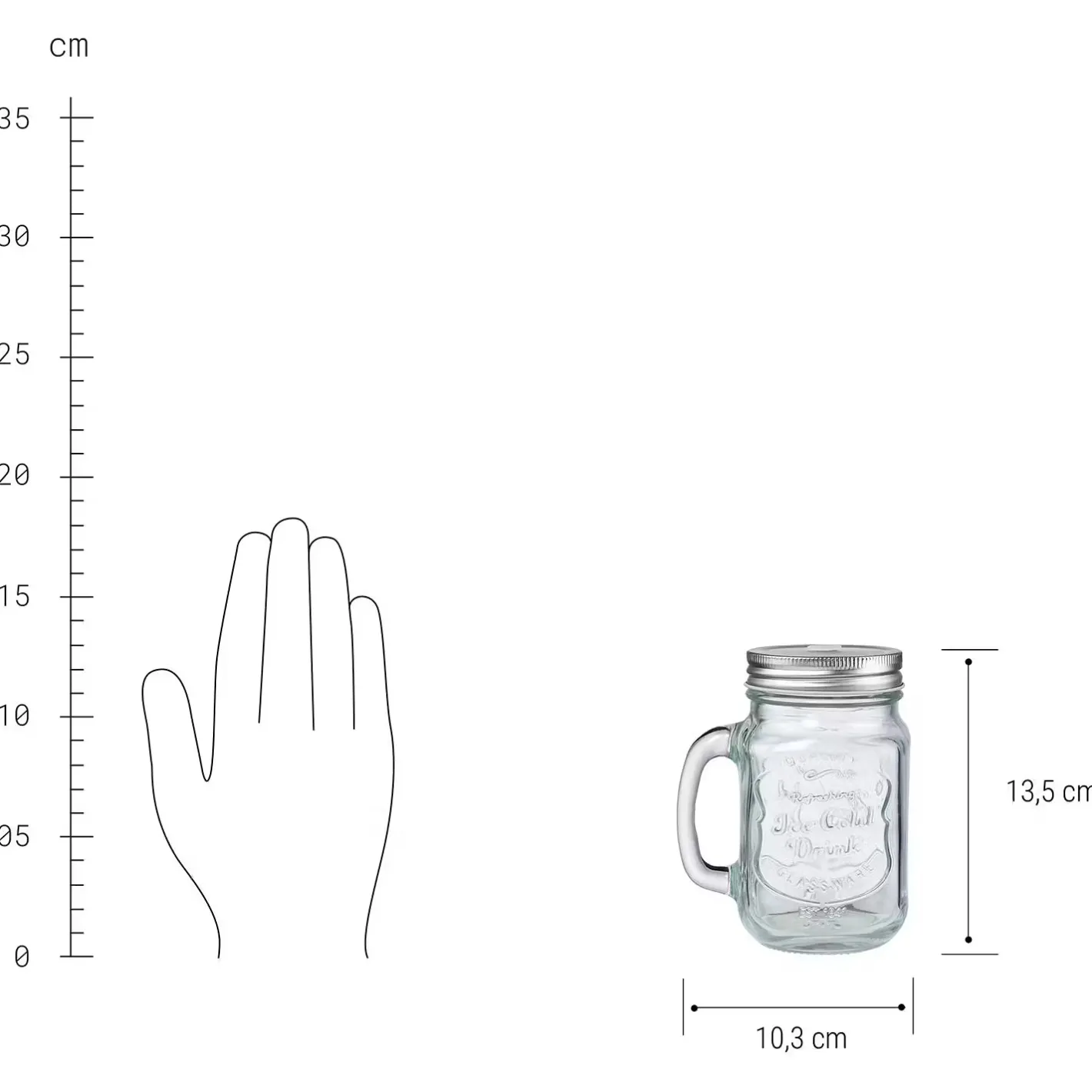 Butlers REFRESH Trinkglas 6er-Set