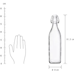 Butlers SWING Flasche mit Bügelverschluß 6er-Set Online