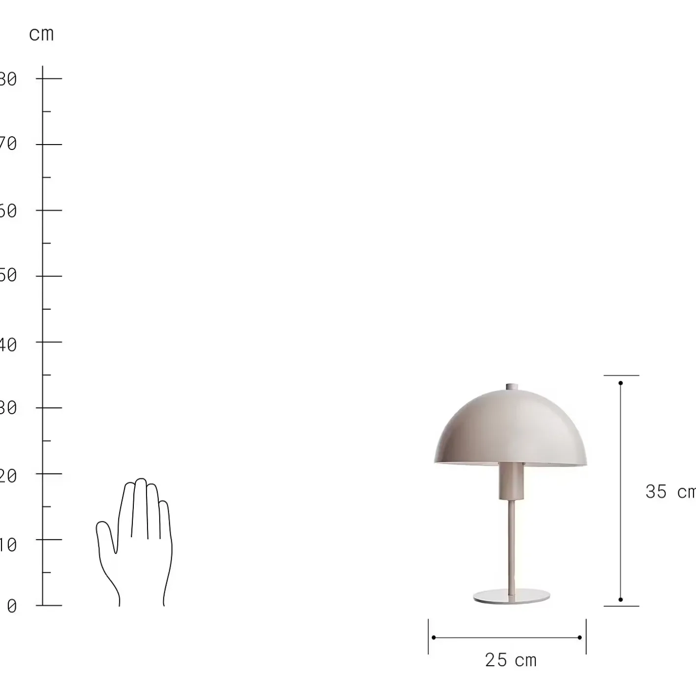 Butlers TOPEE Tischleuchte Hot