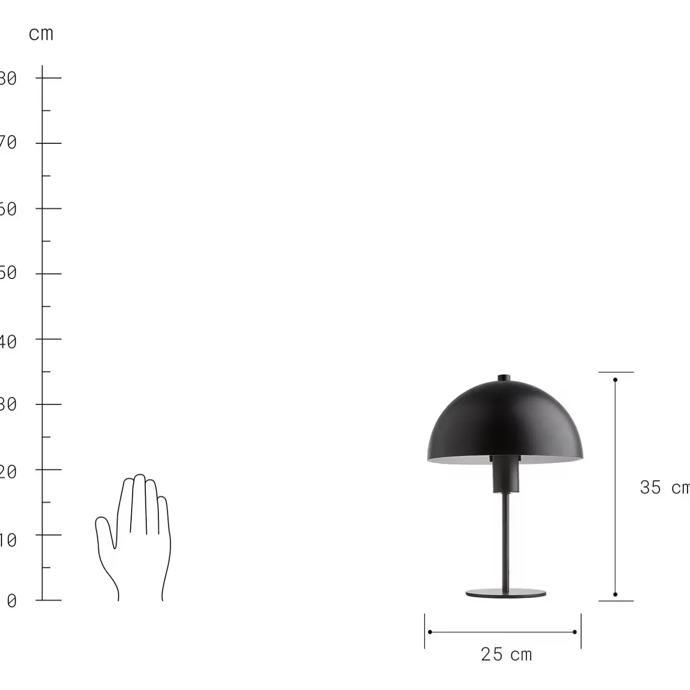 Butlers TOPEE Tischleuchte Hot