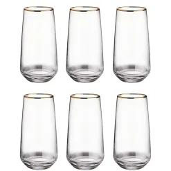 Butlers TOUCH OF GOLD Longdrinkglas 6er-Set Discount