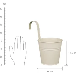 Butlers ZINC Hängetopf 6er-Set New