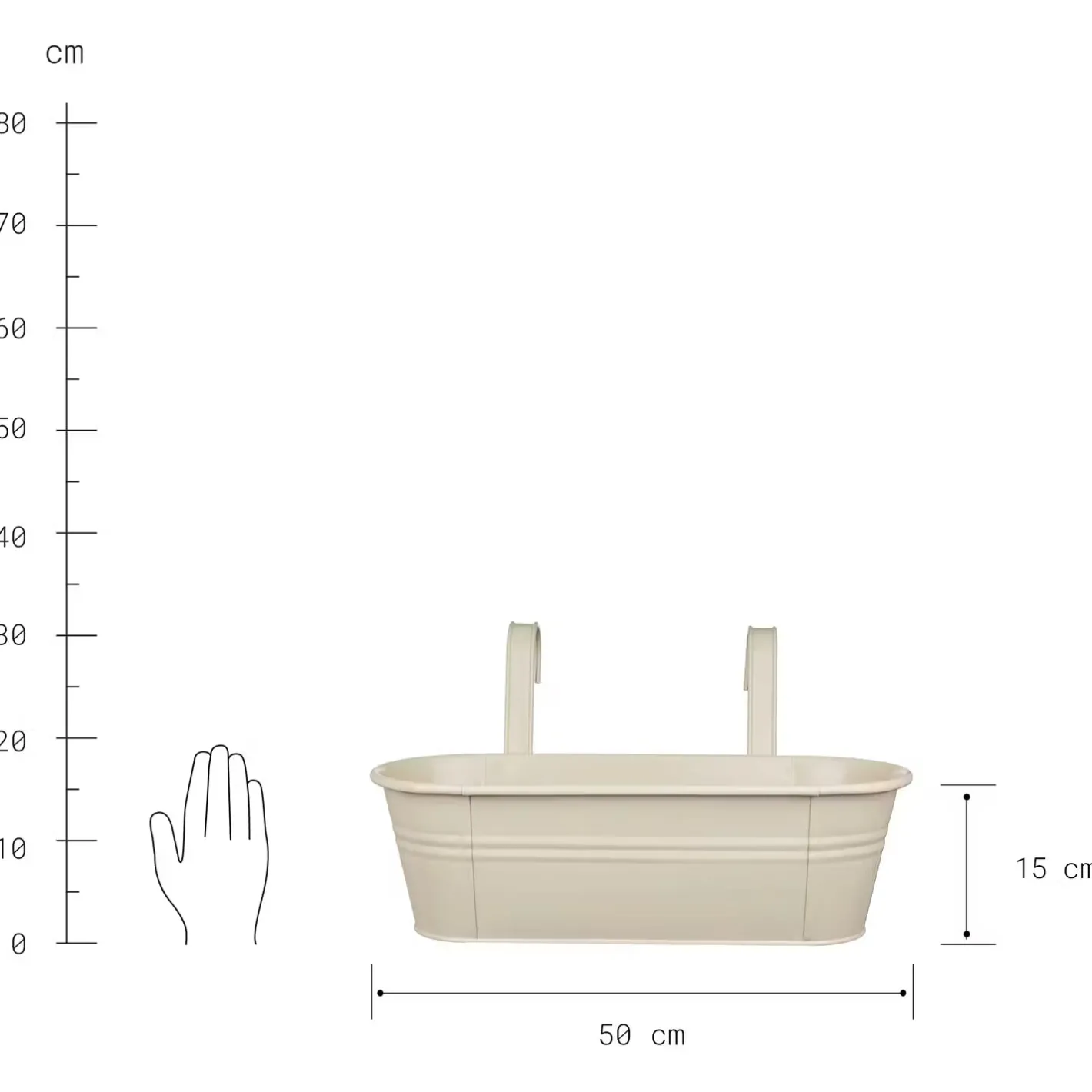 Butlers ZINC Pflanztopf Clearance